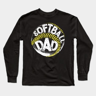 Softball Dad Long Sleeve T-Shirt